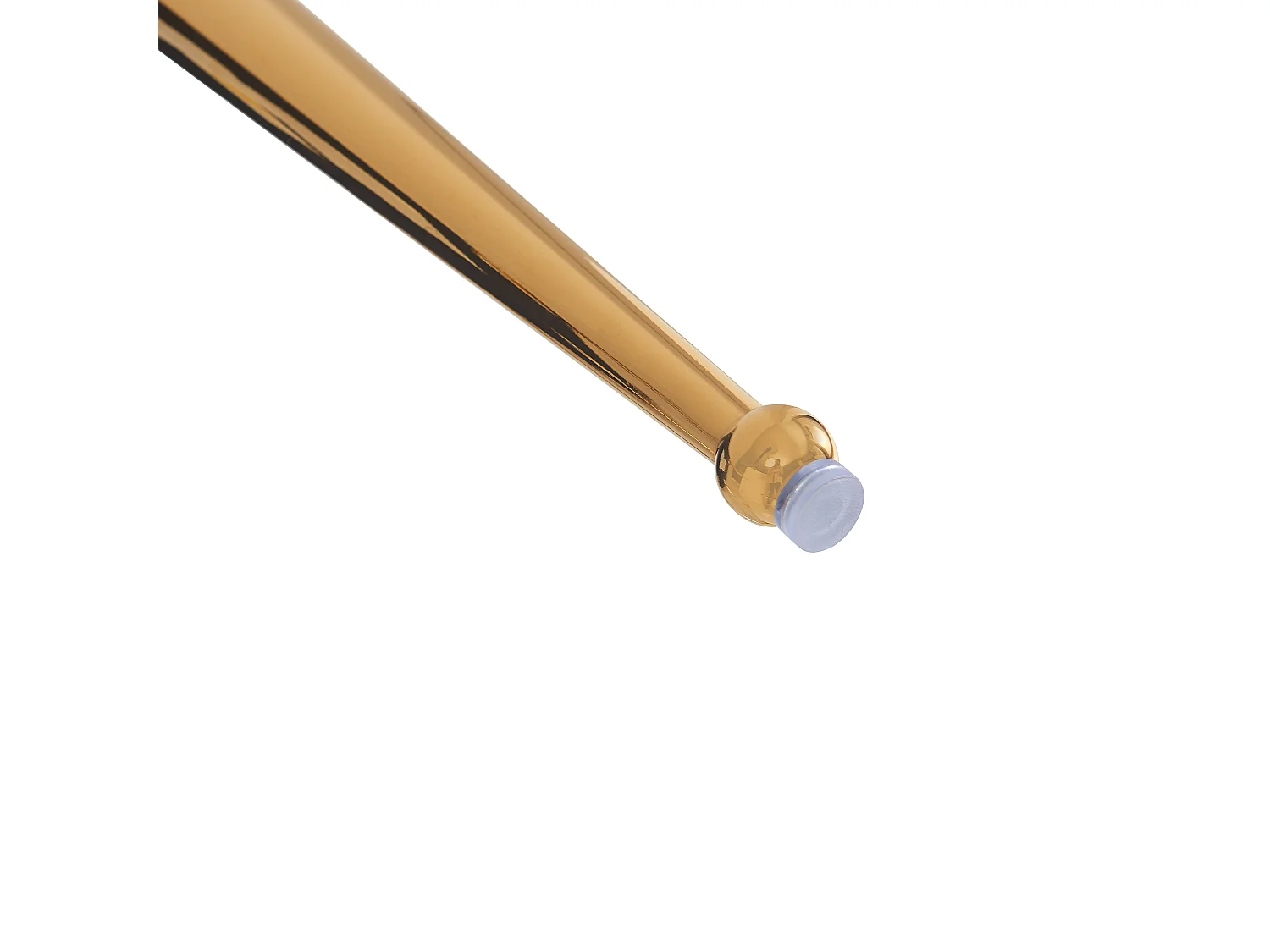 Set di 6 sedie - Velluto di alta qualità - Gambe in metallo dorato - Beige