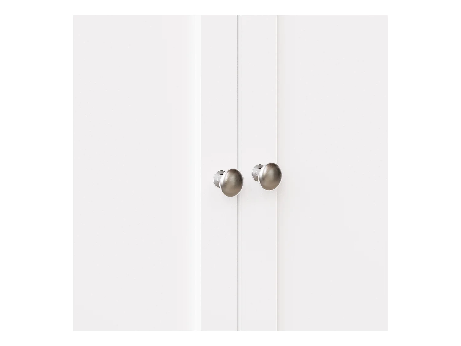 Keukenbuffet - met LED - met 5 deuren en 1 lade - met verstelbaar schap - wit