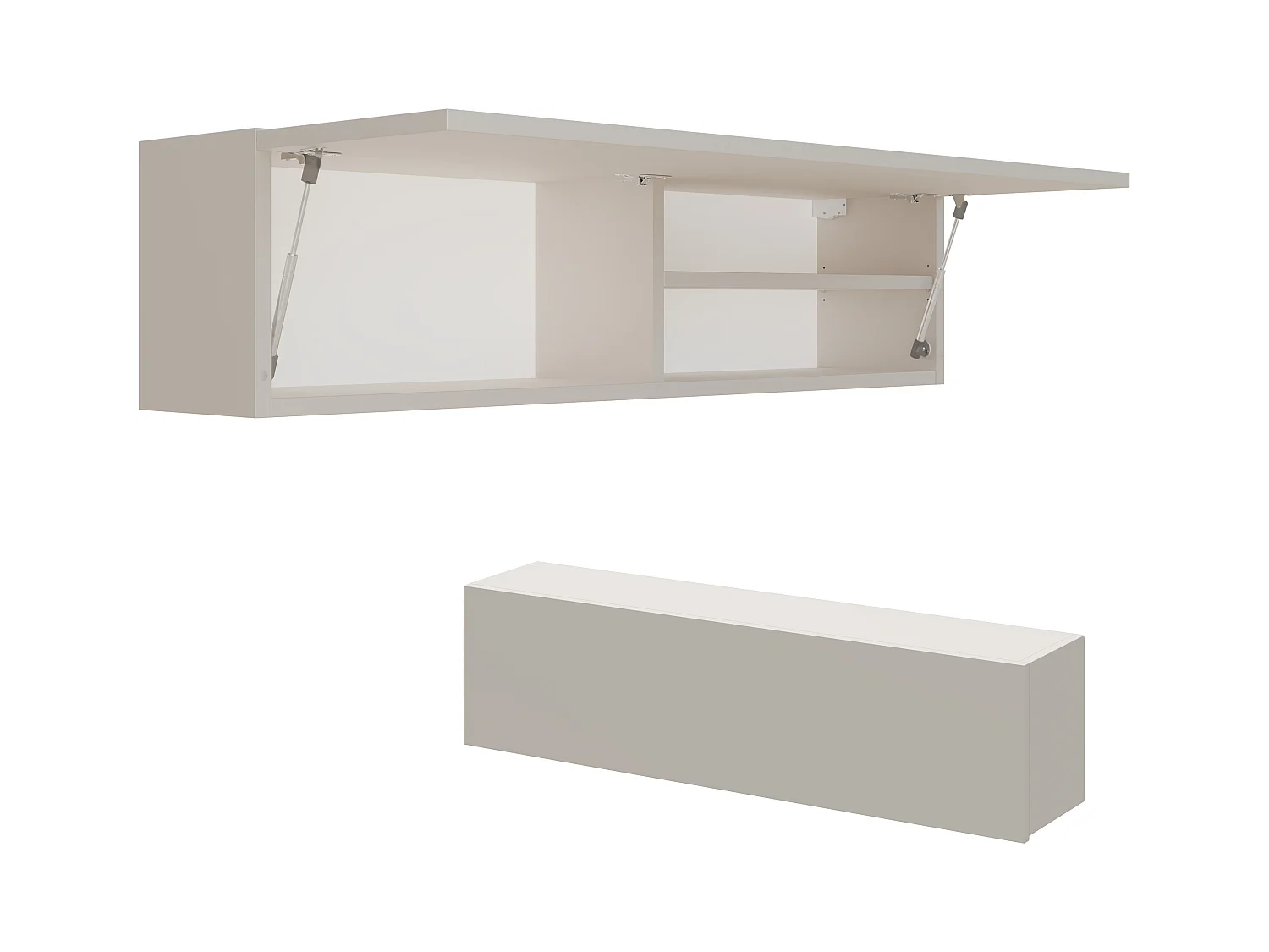 Badkamerkast - 60, 80 en 120 cm - Opklapbare wandkast - Badkamermeubel
