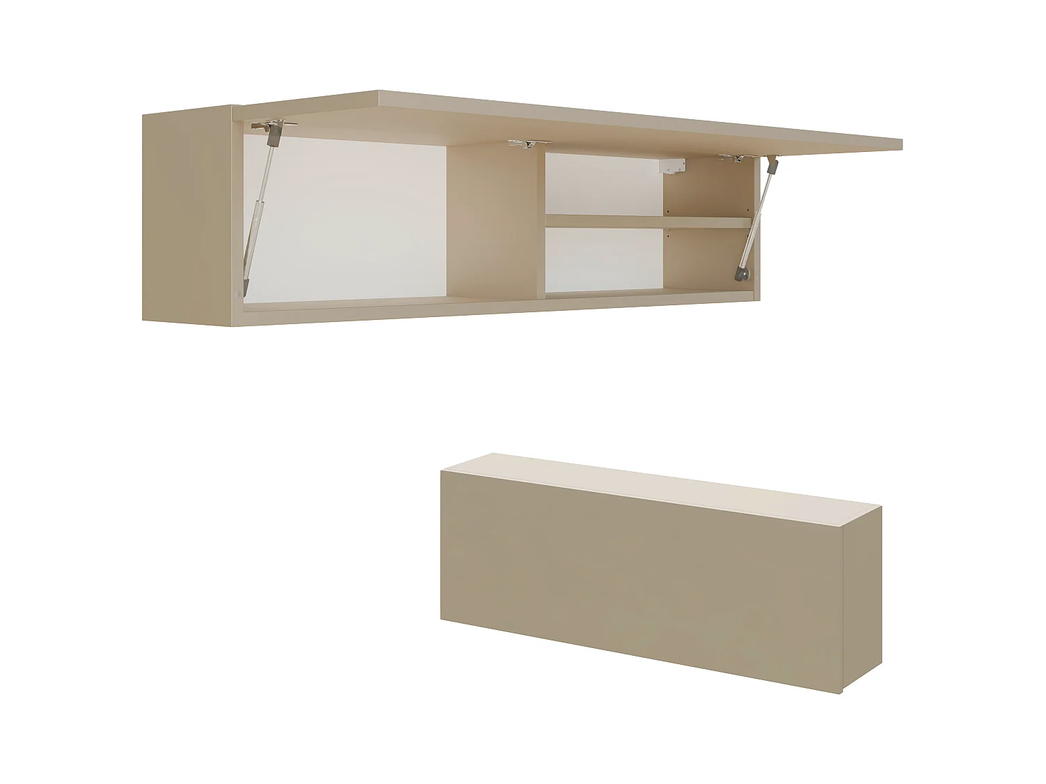 Badkamerkast - 60, 80 en 120 cm - Opklapbare wandkast - Badkamermeubel