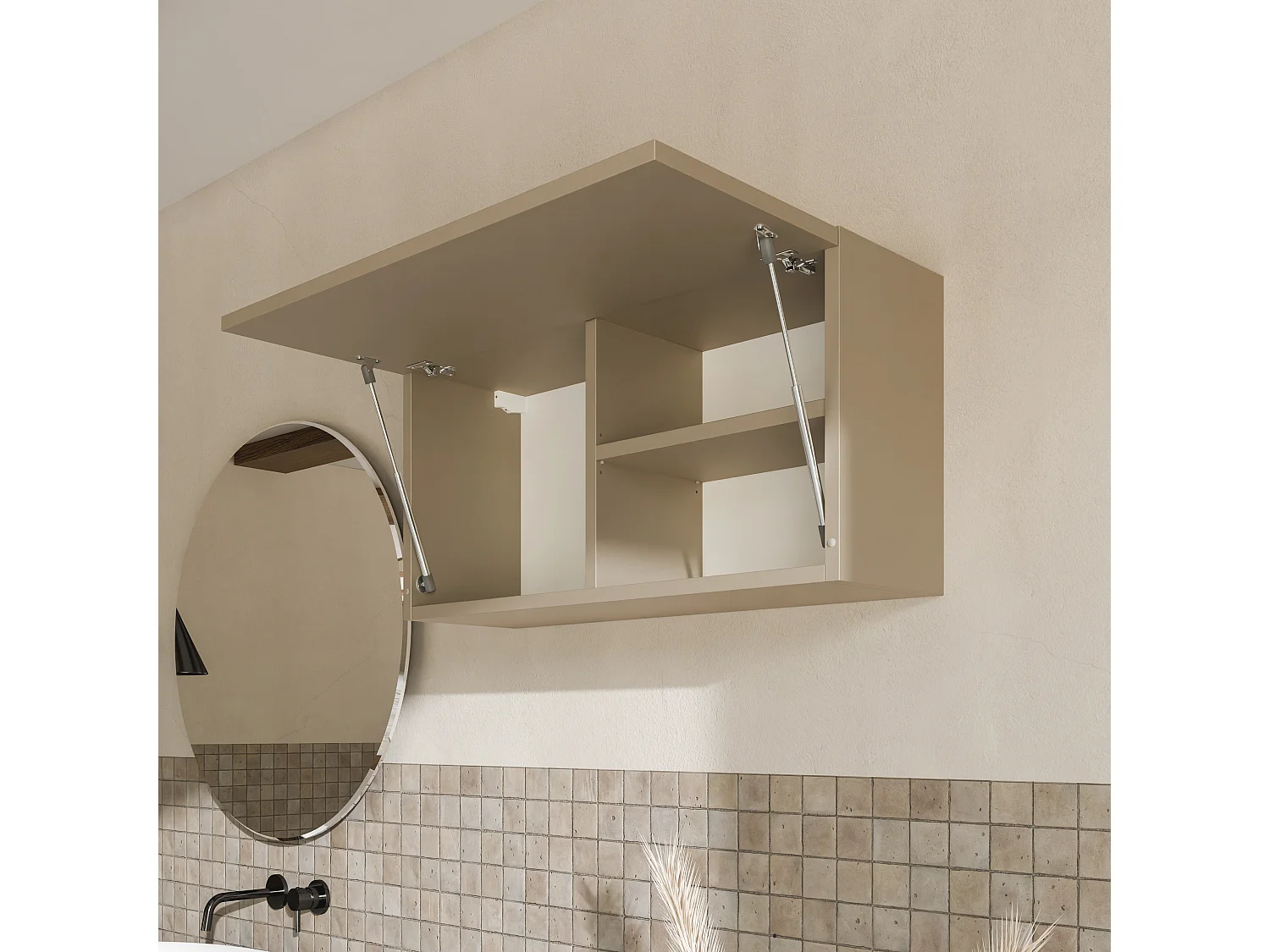 Armoire de salle de bain - 60, 80 et 120 cm - Armoire murale pliable - Meuble de salle de bain