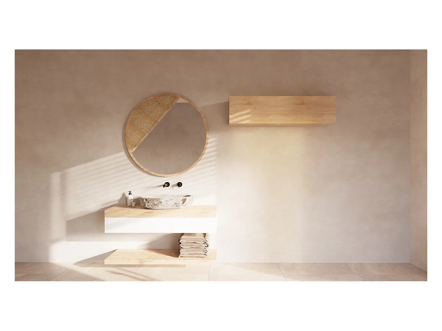 Armoire de salle de bain - 60, 80 et 120 cm - Armoire murale pliable - Meuble de salle de bain