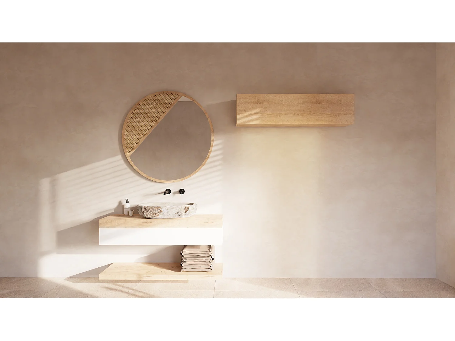 Armoire de salle de bain - 60, 80 et 120 cm - Armoire murale pliable - Meuble de salle de bain