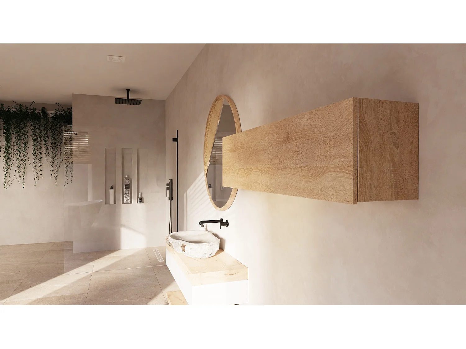 Armoire de salle de bain - 60, 80 et 120 cm - Armoire murale pliable - Meuble de salle de bain