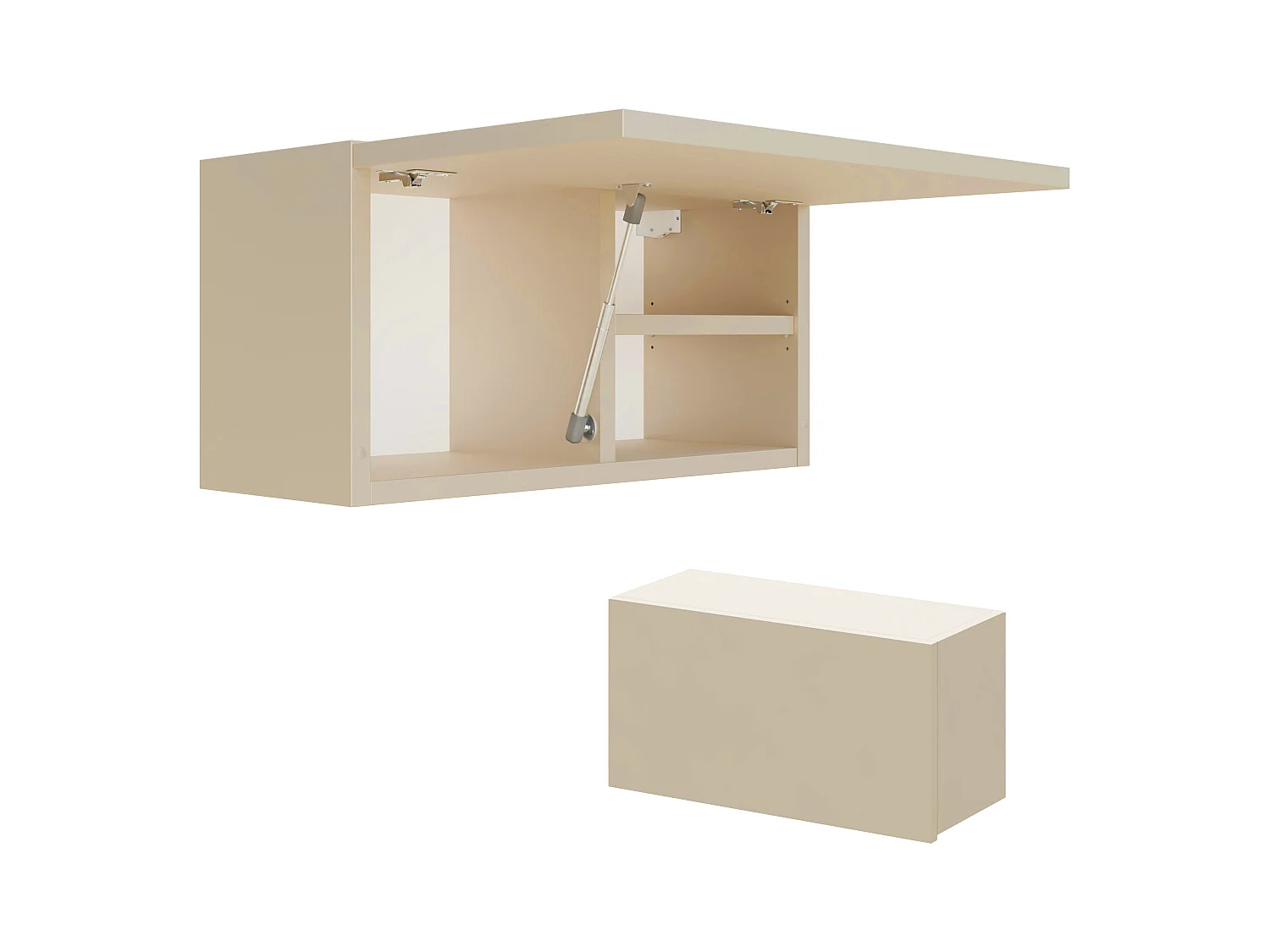 Badkamerkast - 60, 80 en 120 cm - Opklapbare wandkast - Badkamermeubel
