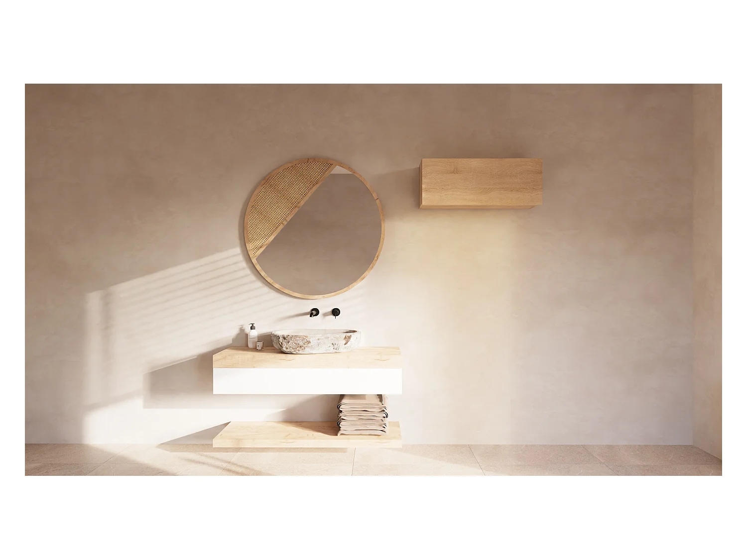 Armoire de salle de bain - 60, 80 et 120 cm - Armoire murale pliable - Meuble de salle de bain