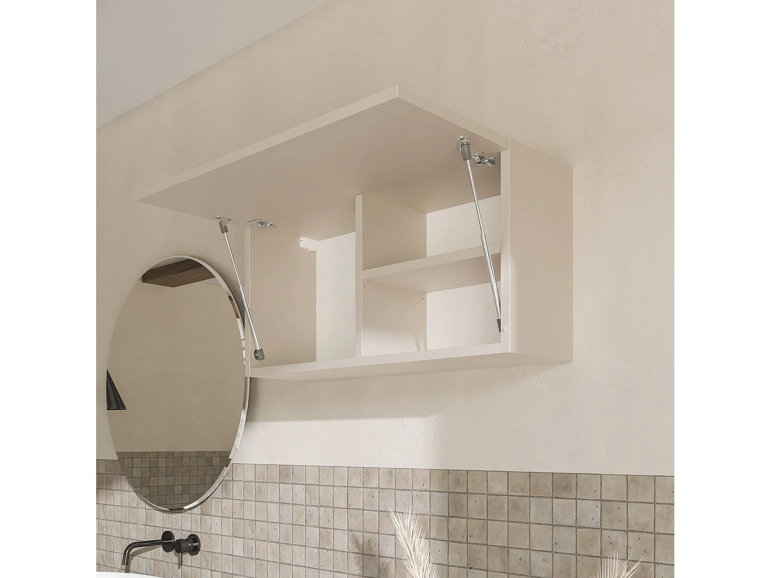 Armadietto per bagno - 60, 80 e 120 cm - Armadio sospeso pieghevole - Mobile da bagno