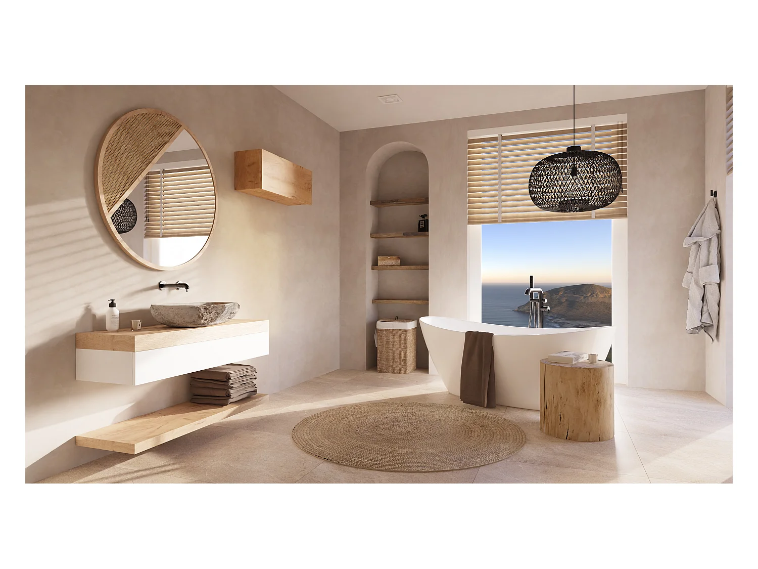 Armadietto per bagno - 60, 80 e 120 cm - Armadio sospeso pieghevole - Mobile da bagno