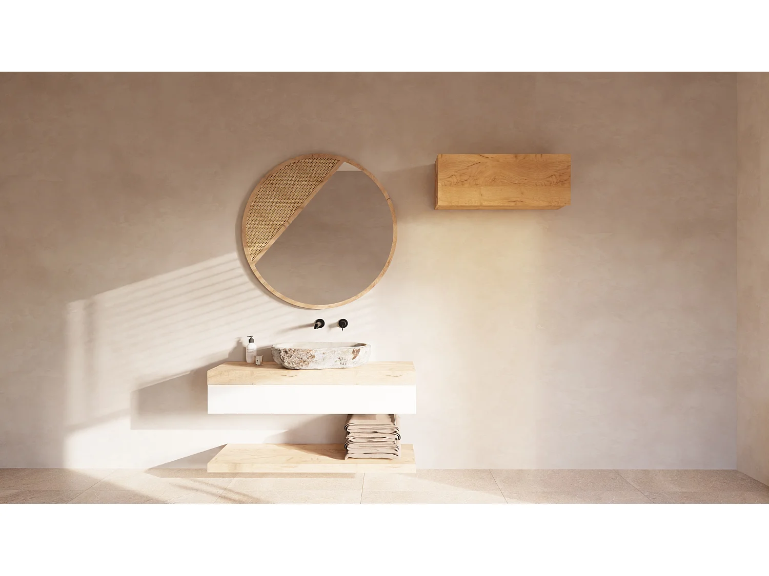 Armadietto per bagno - 60, 80 e 120 cm - Armadio sospeso pieghevole - Mobile da bagno