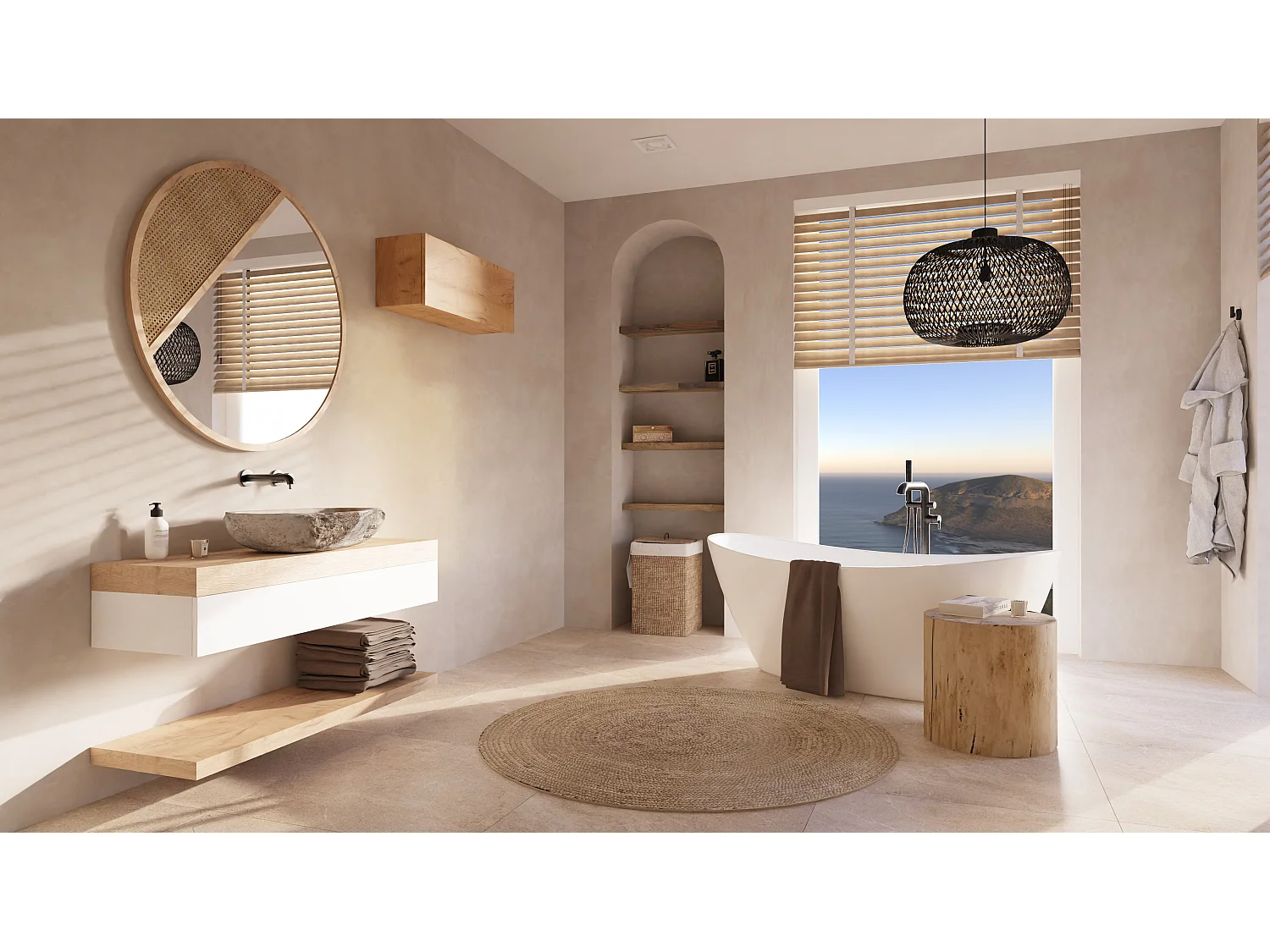 Armadietto per bagno - 60, 80 e 120 cm - Armadio sospeso pieghevole - Mobile da bagno