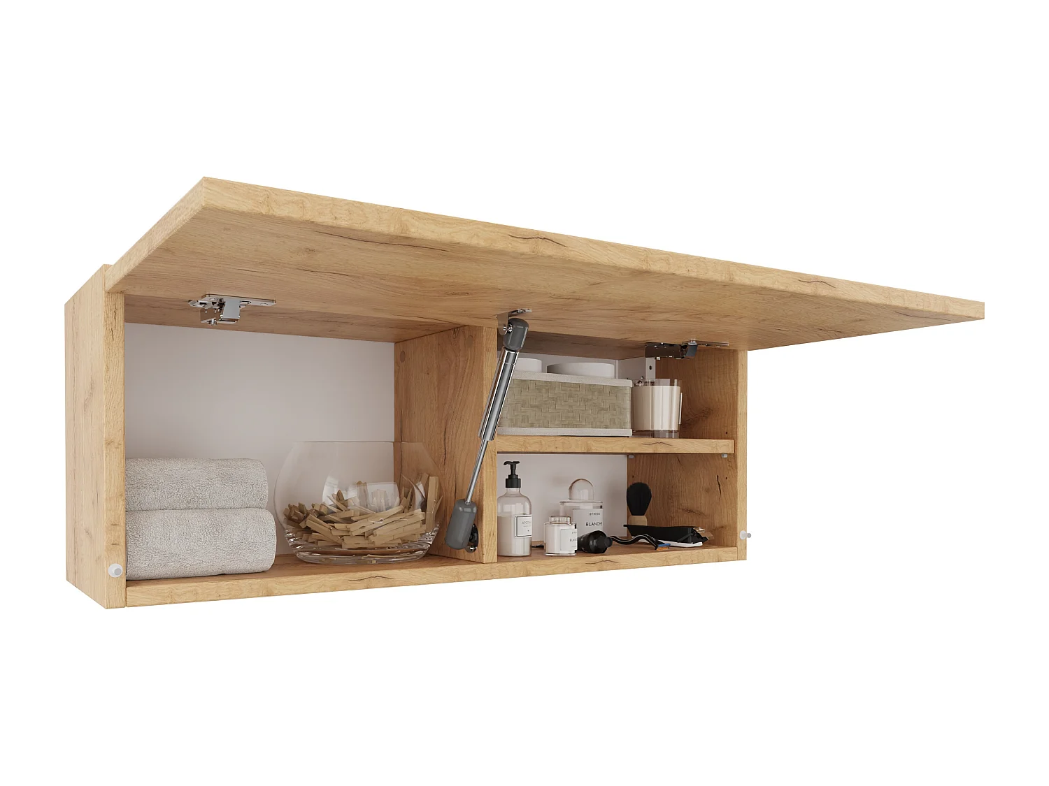 Armadietto per bagno - 60, 80 e 120 cm - Armadio sospeso pieghevole - Mobile da bagno