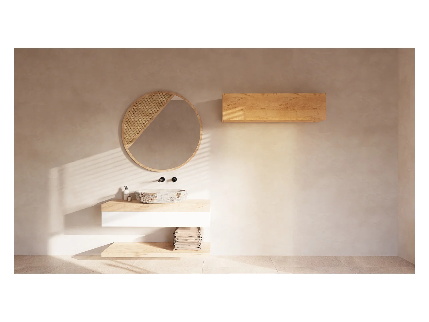 Armoire de salle de bain - 60, 80 et 120 cm - Armoire murale pliable - Meuble de salle de bain