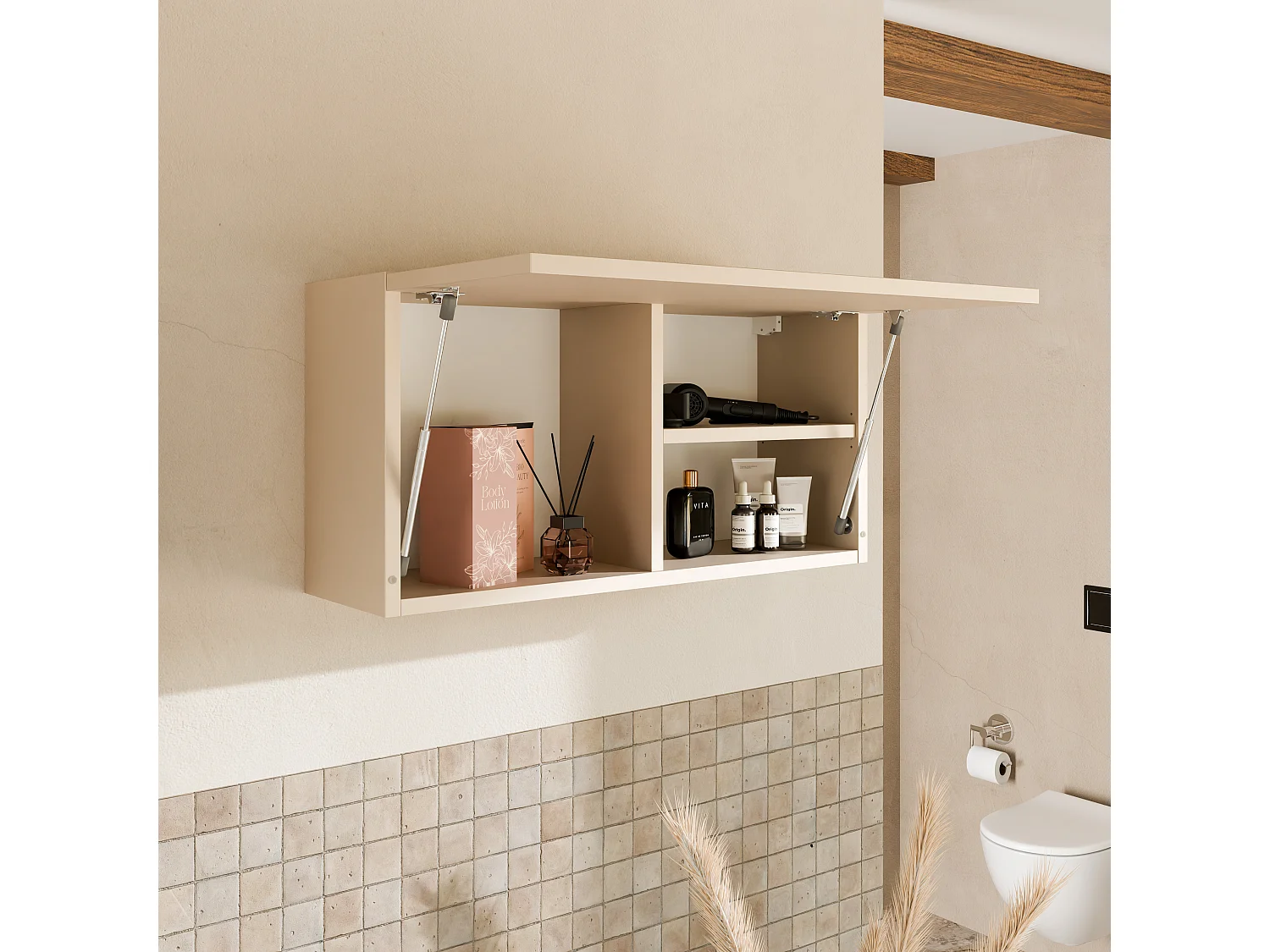 Armoire de salle de bain - 60, 80 et 120 cm - Armoire murale pliable - Meuble de salle de bain