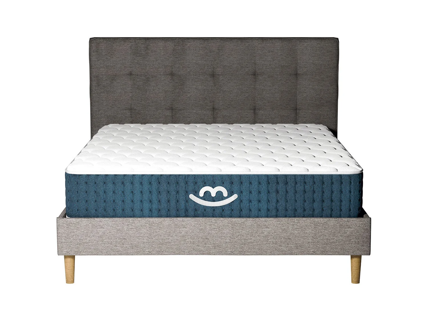 Pack lit et matelas hybride 80x200 épais 26cm