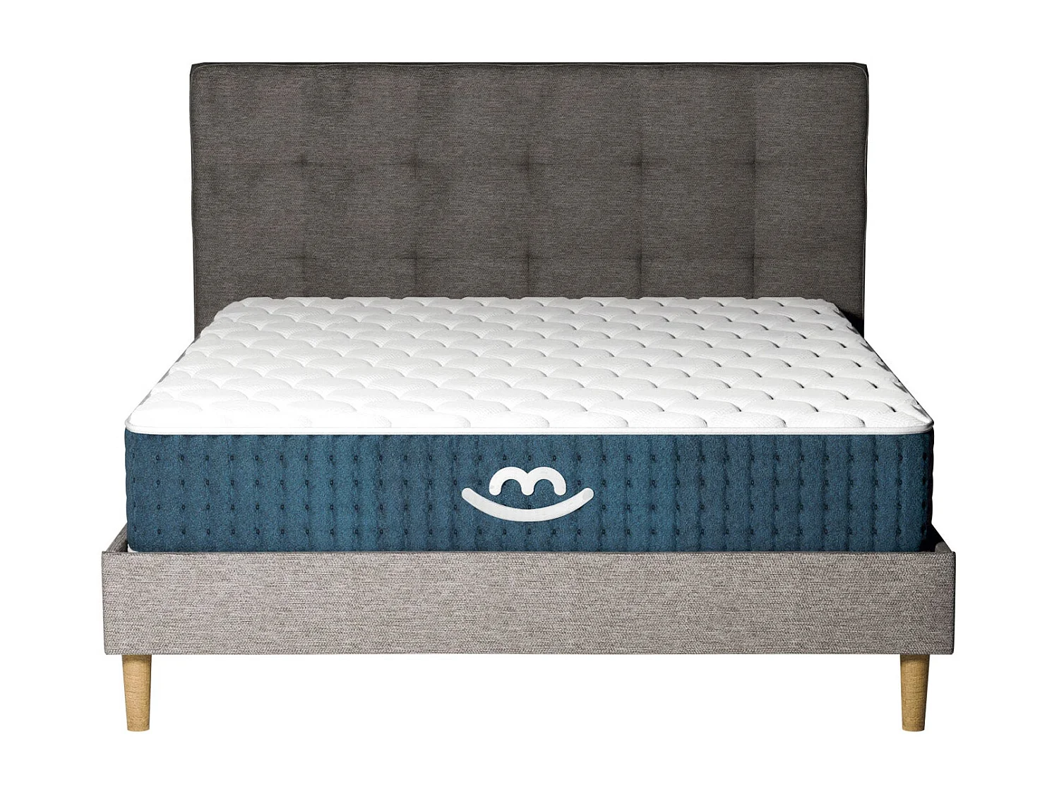 Pack lit et matelas hybride 80x200 épais 26cm