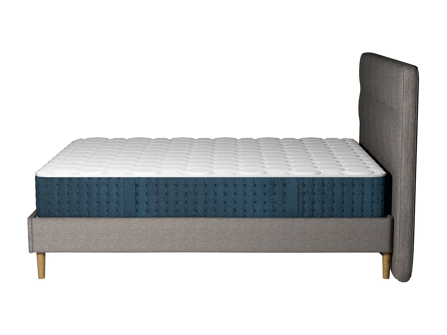 Pack lit et matelas hybride 80x200 épais 26cm