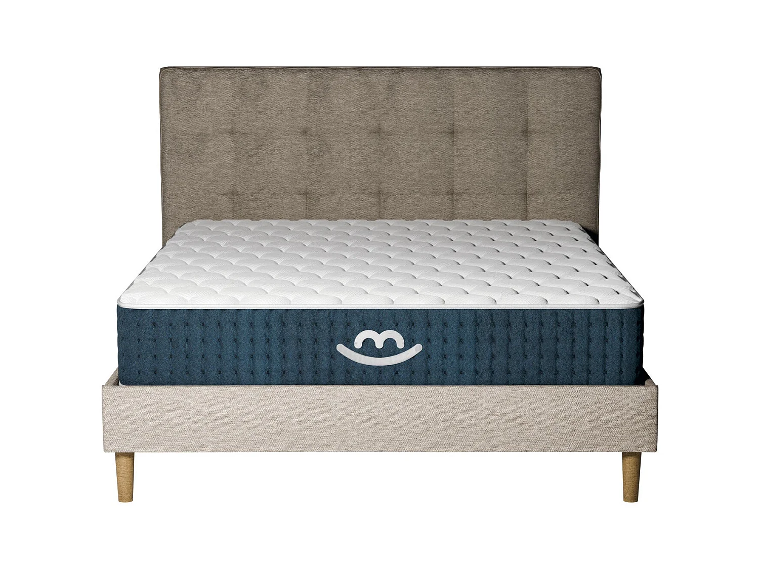 Pack lit et matelas hybride 80x200 épais 26cm