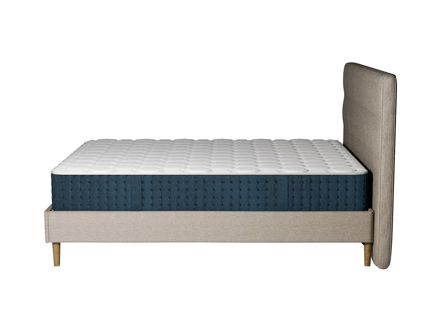 Pack lit et matelas hybride 80x200 épais 26cm