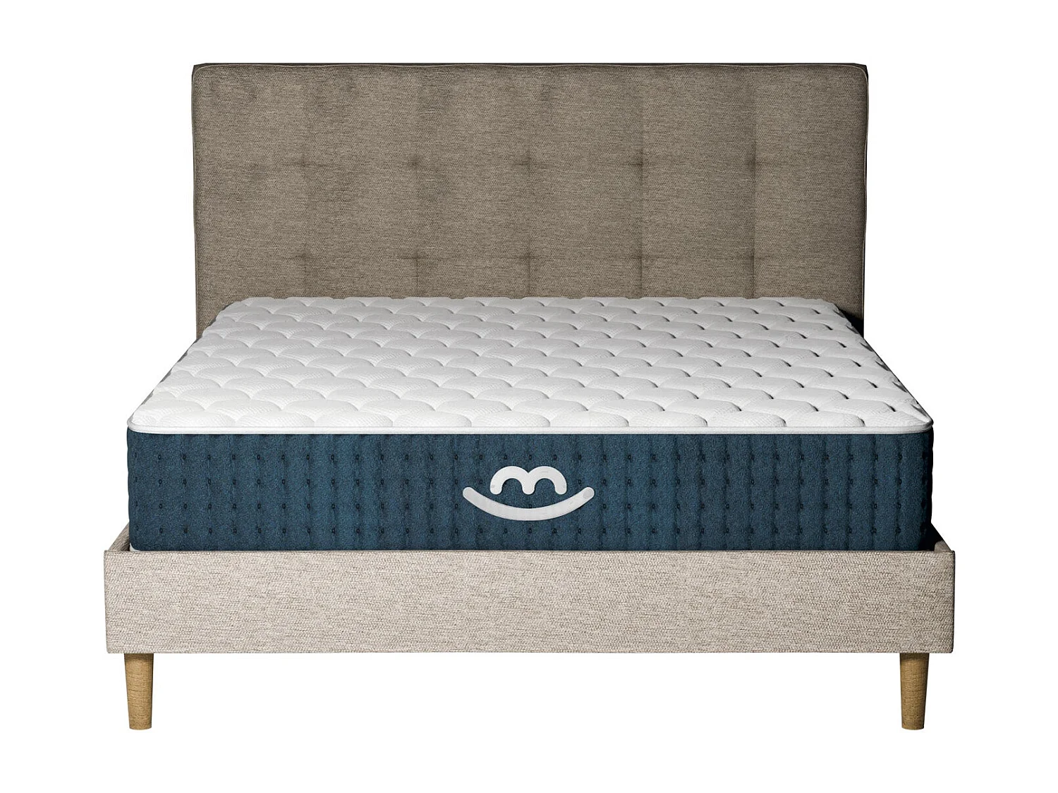 Pack lit et matelas hybride 80x200 épais 26cm