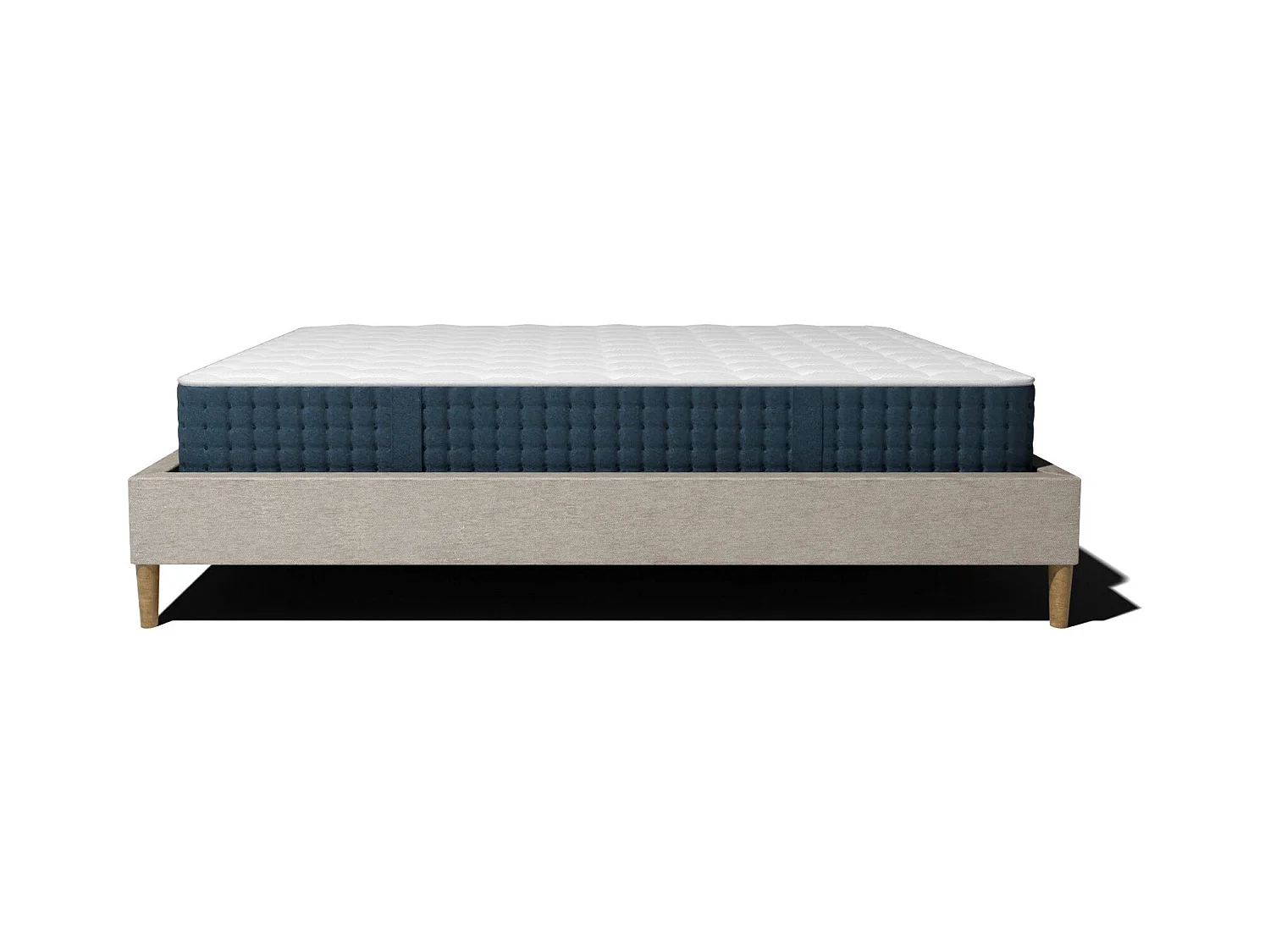 Pack sommier à latte et matelas hybride 80x200 épais 26cm