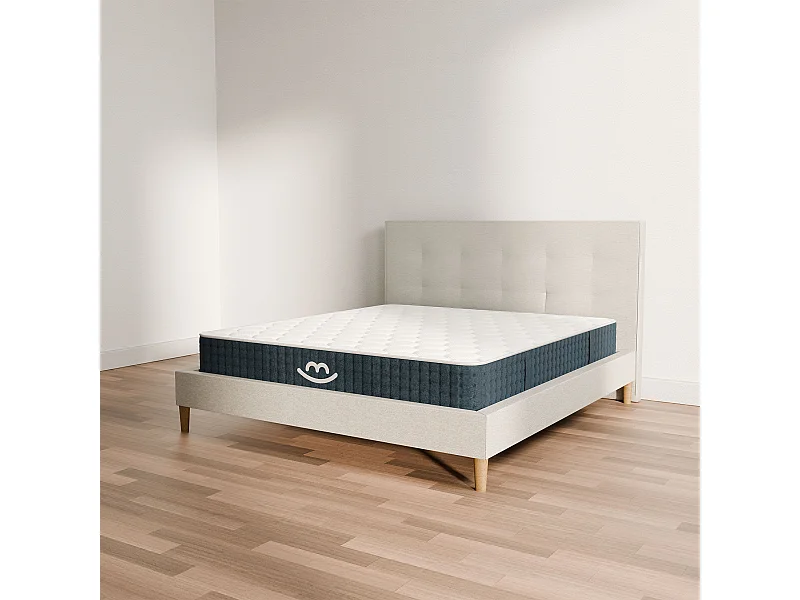 Pack sommier à latte et matelas hybride 180x200 épais 26cm