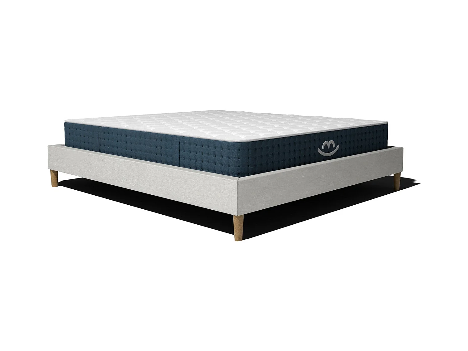 Pack sommier à latte et matelas hybride 180x200 épais 26cm