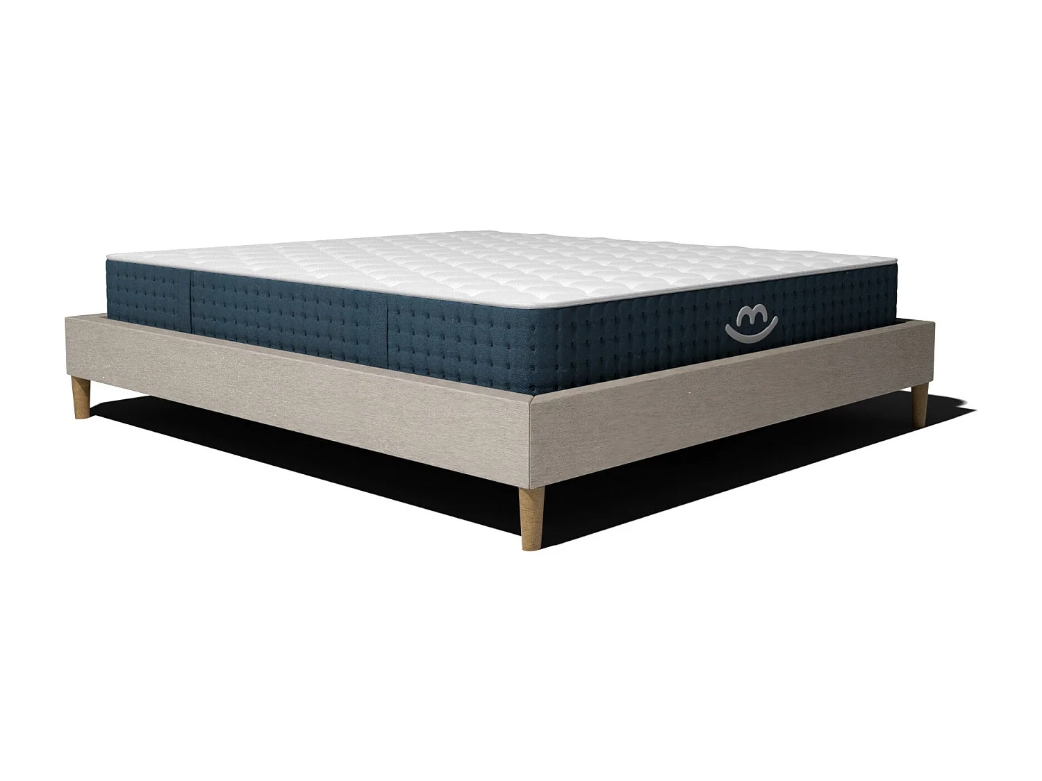 Pack sommier à latte et matelas hybride 180x200 épais 26cm