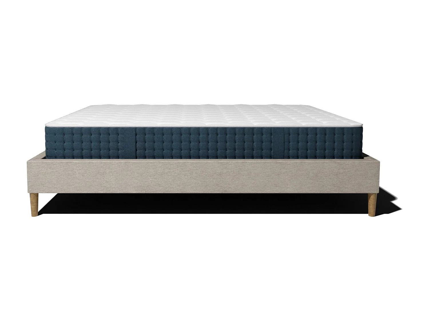 Pack sommier à latte et matelas hybride 180x200 épais 26cm