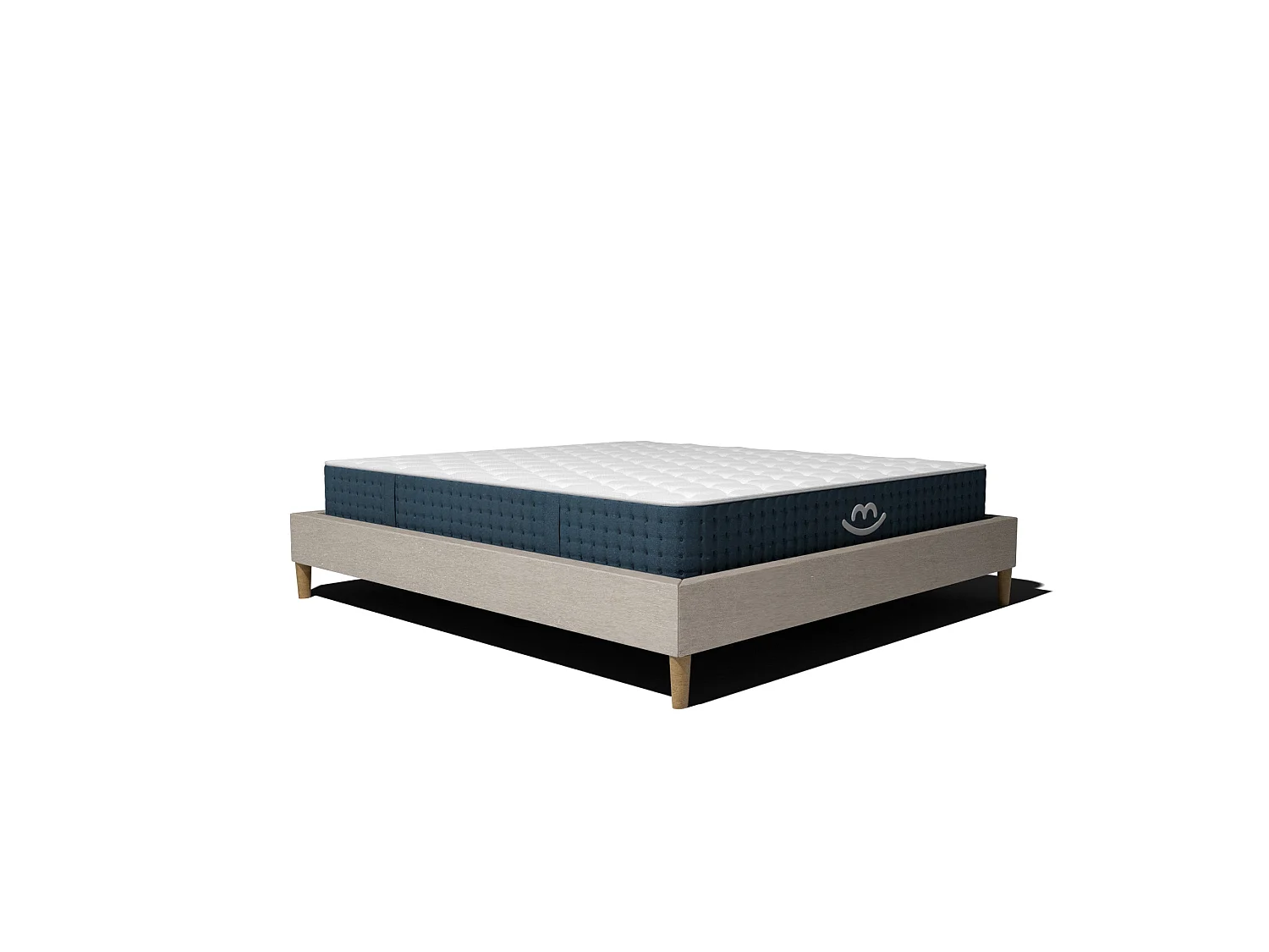 Pack sommier à latte et matelas hybride 180x200 épais 26cm