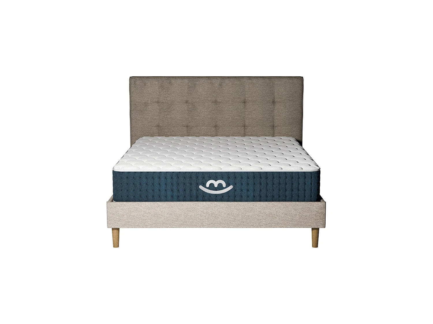 Pack sommier à latte et matelas hybride 180x200 épais 26cm