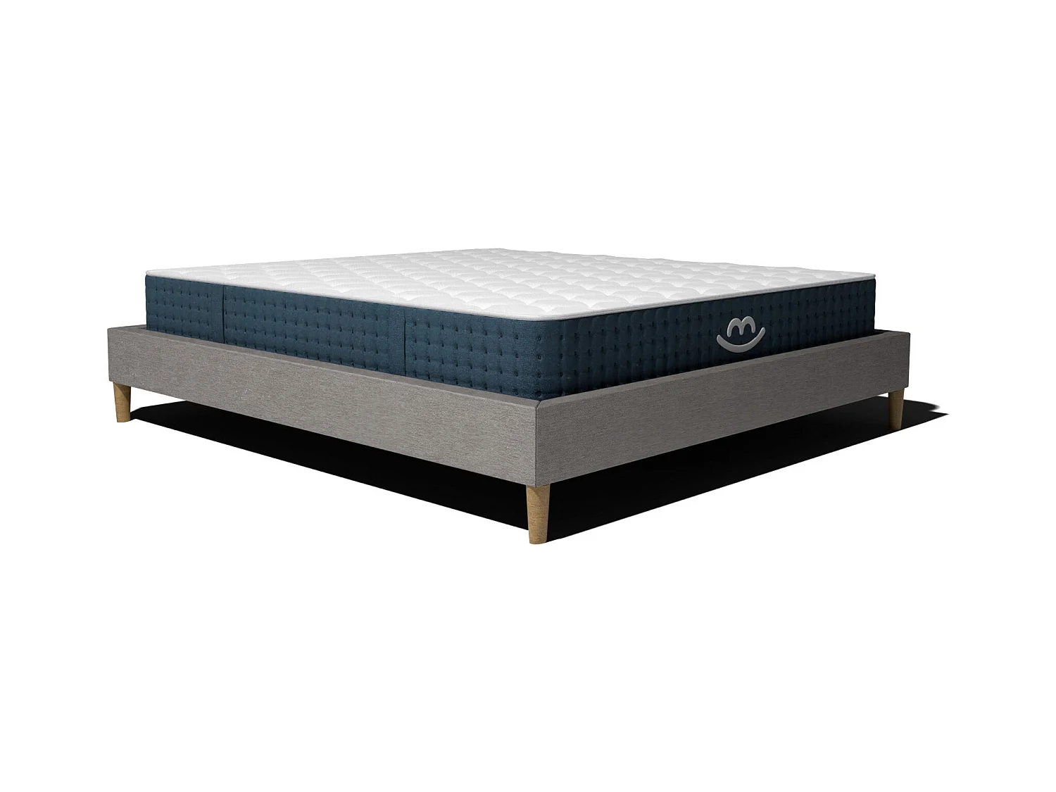 Pack sommier à latte et matelas hybride 80x200 épais 26cm