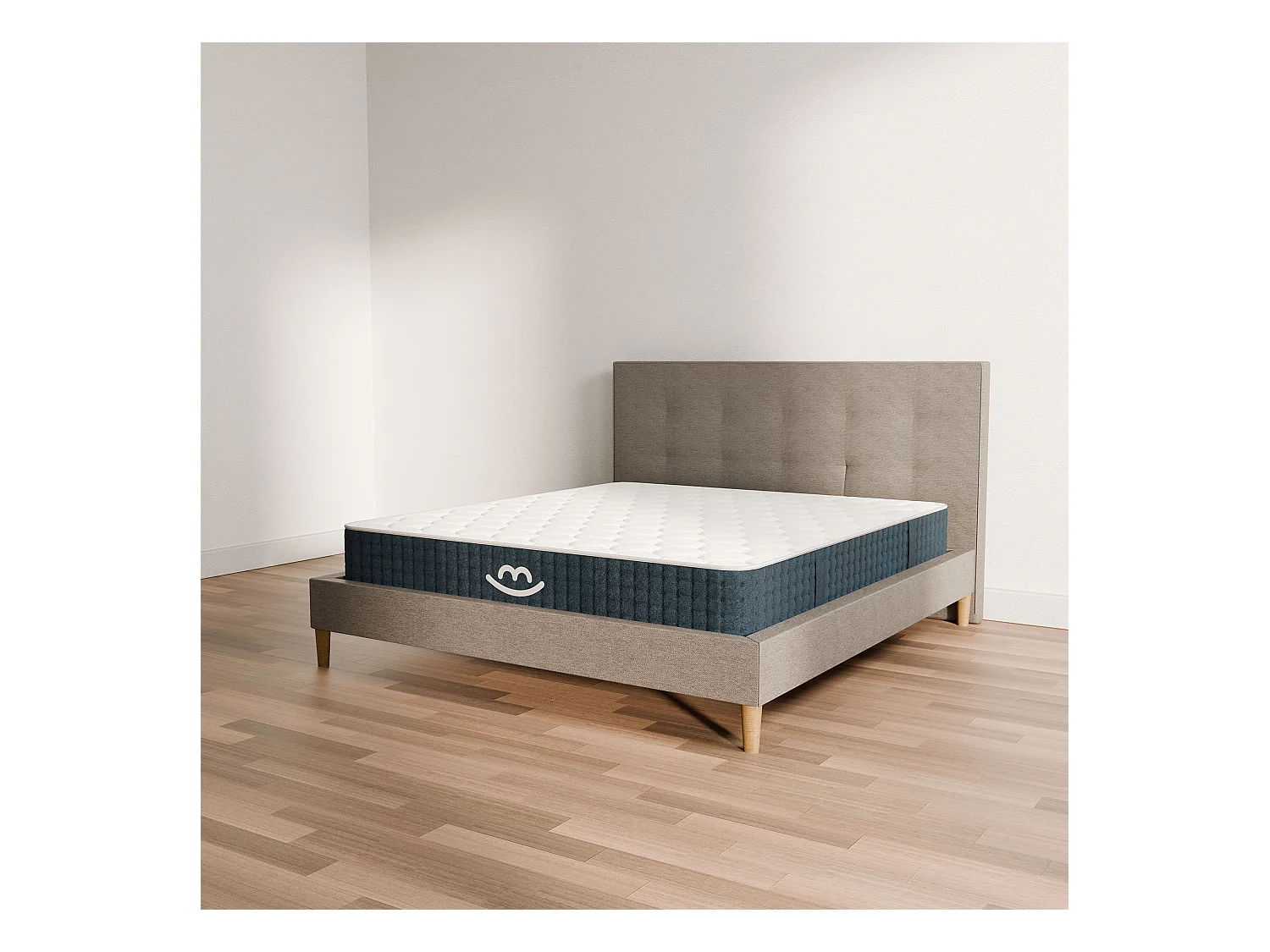 Pack sommier à latte et matelas hybride 80x200 épais 26cm