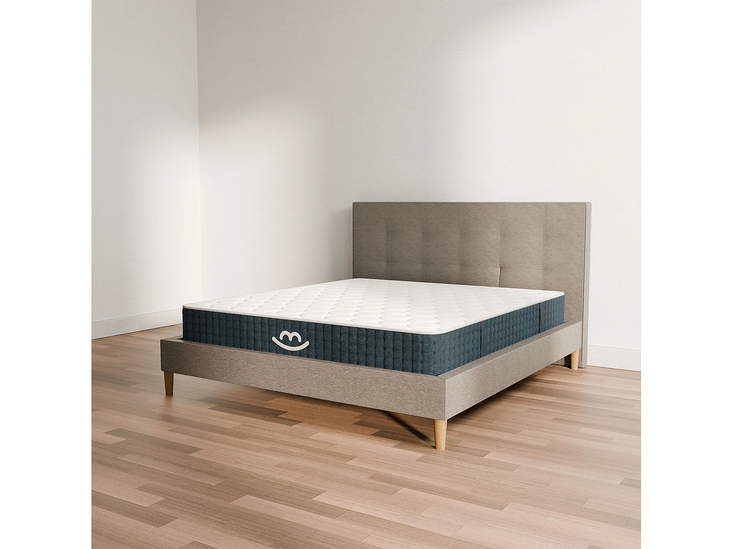 Pack sommier à latte et matelas hybride 80x200 épais 26cm