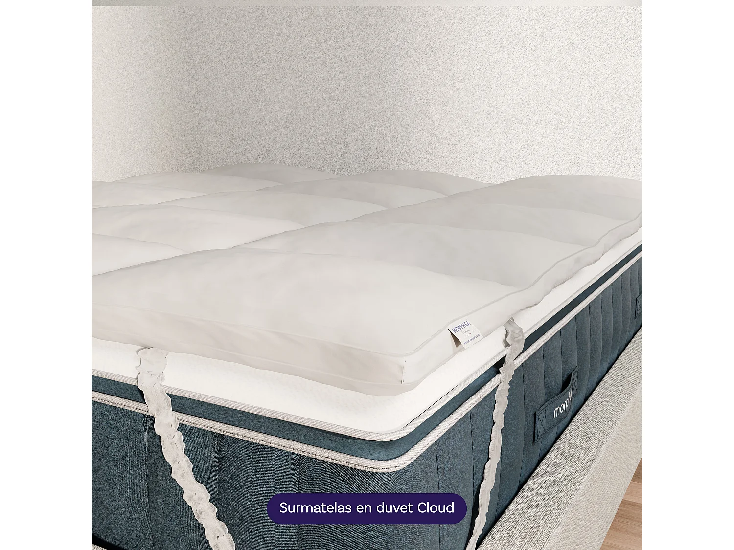 Matelas mémoire de forme et surmatelas 90x200 épais 30cm