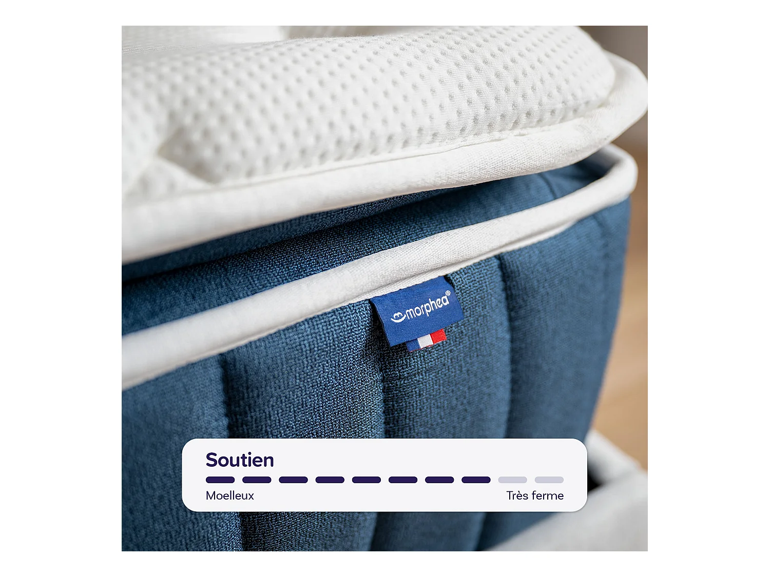 Matelas mémoire de forme et surmatelas 90x190 épais 30cm