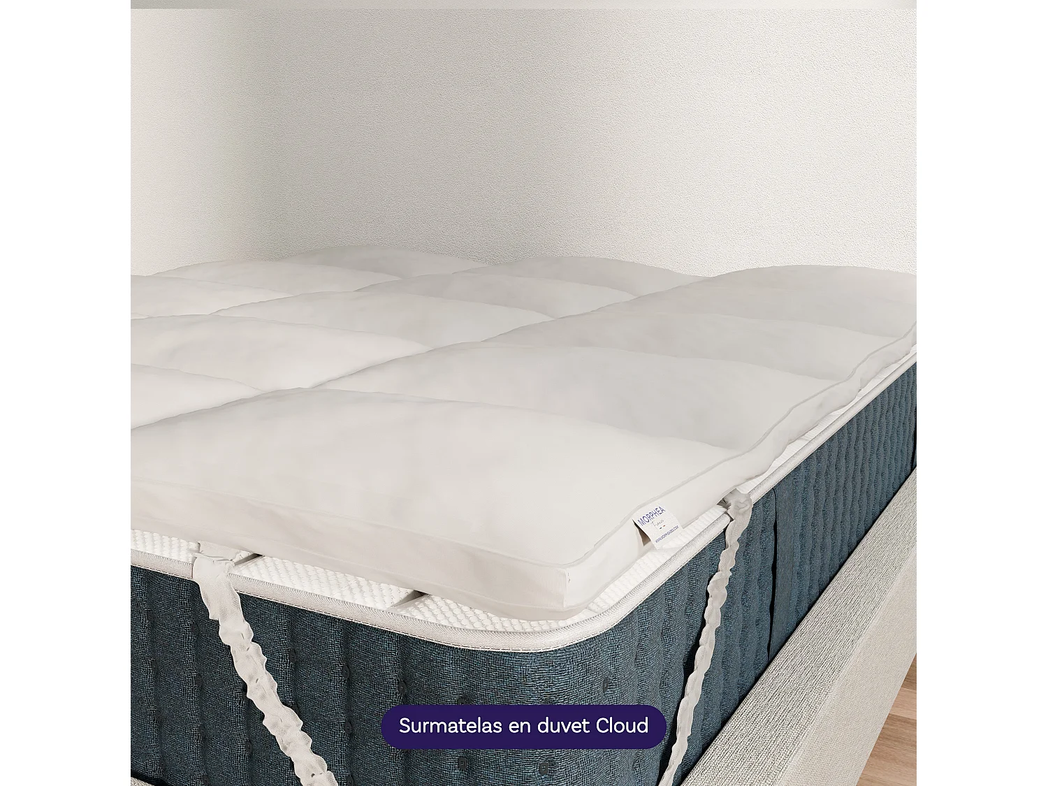 Matelas mémoire de forme et surmatelas 180x200 épais 25cm
