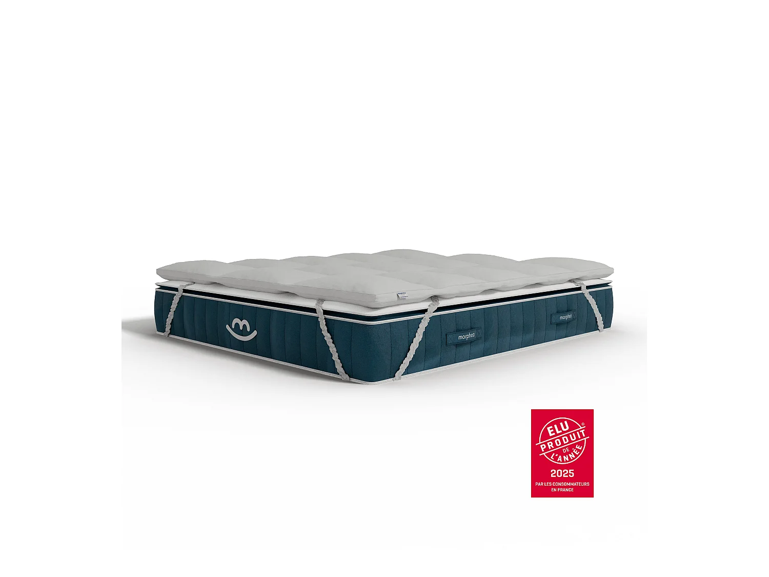 Matelas mémoire de forme et surmatelas 140x190 épais 30cm