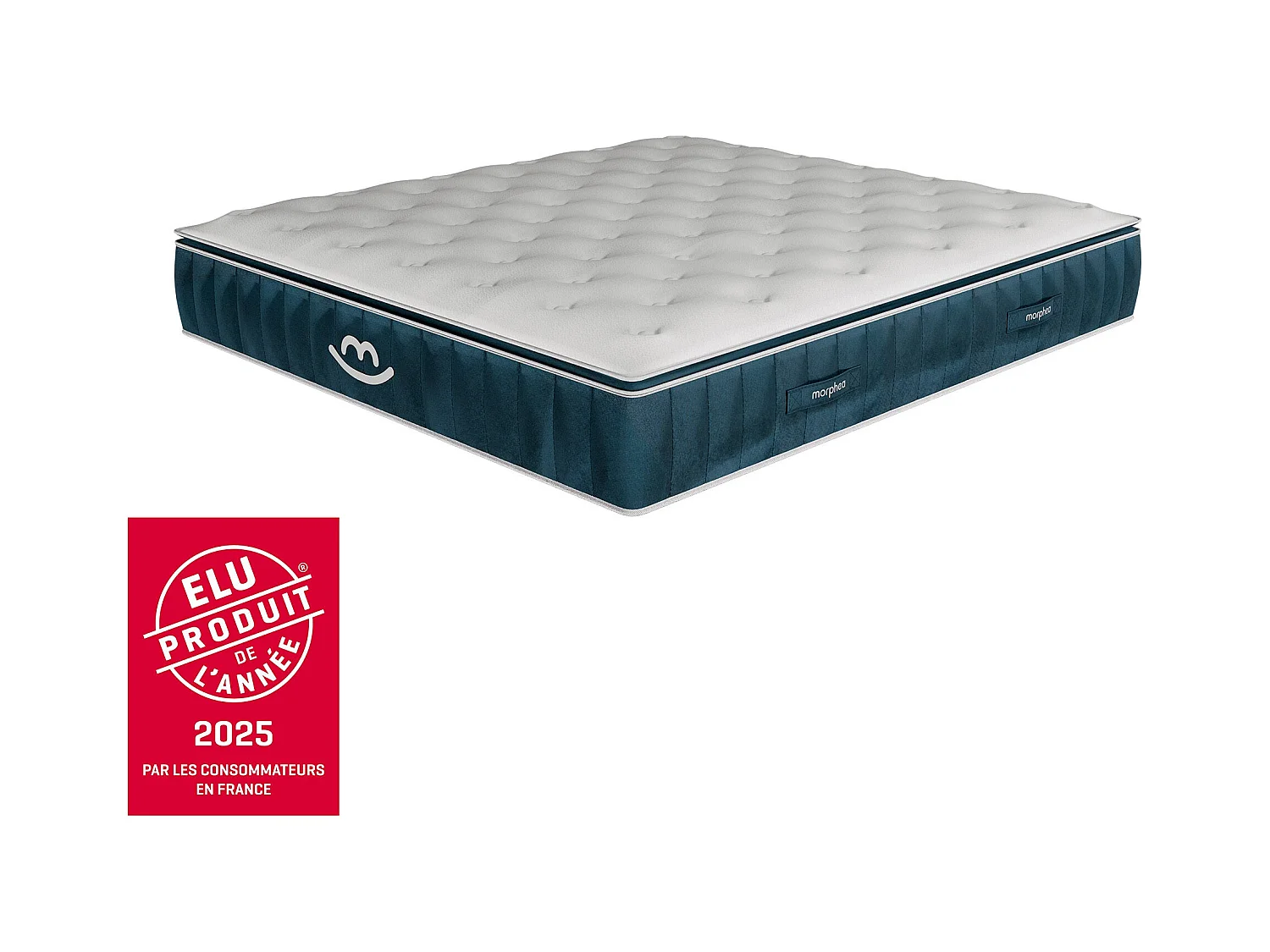 Matelas luxe hybride mémoire de forme 90x190 épais 30cm