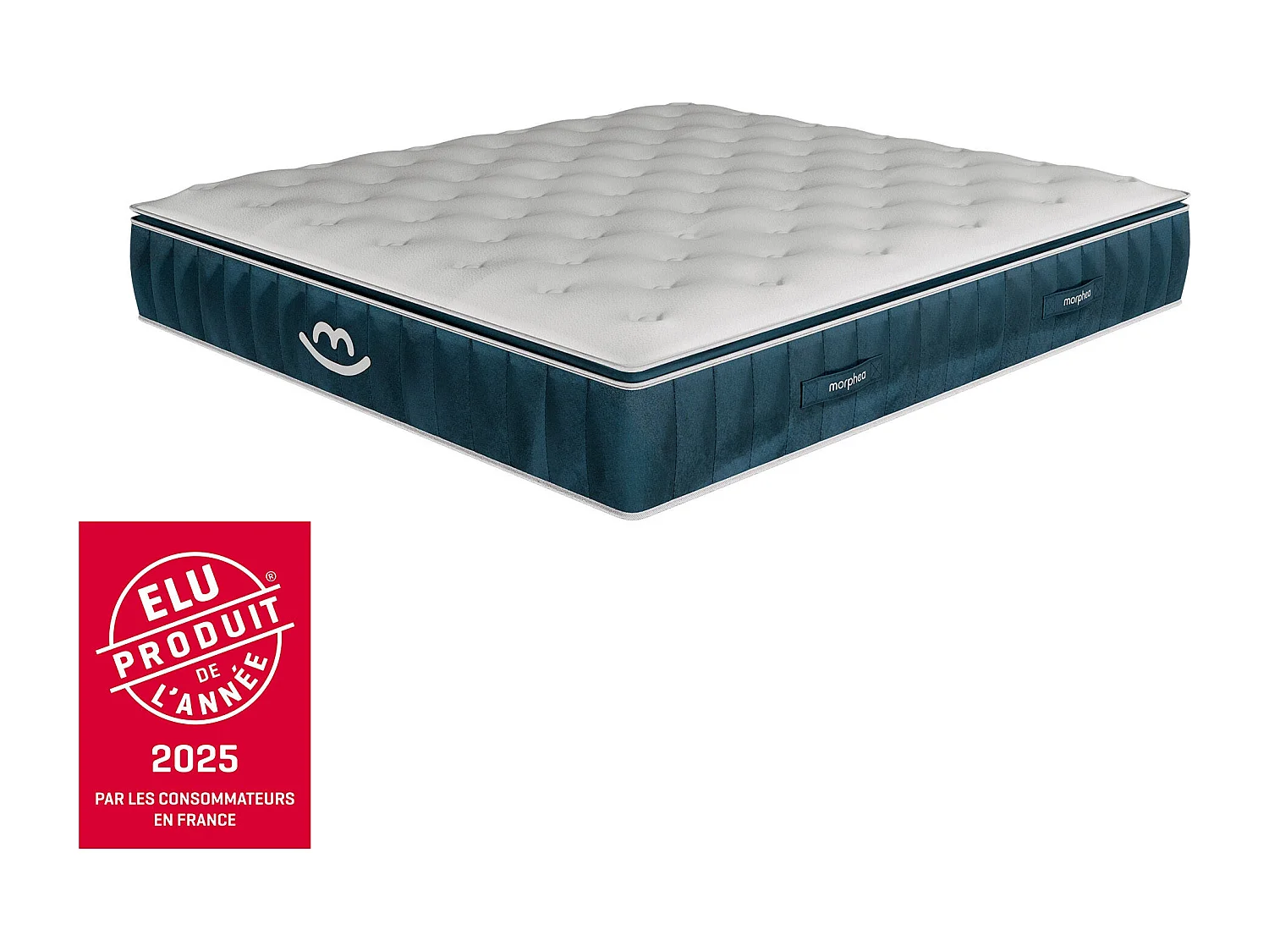 Matelas luxe hybride mémoire de forme 90x200 épais 30cm