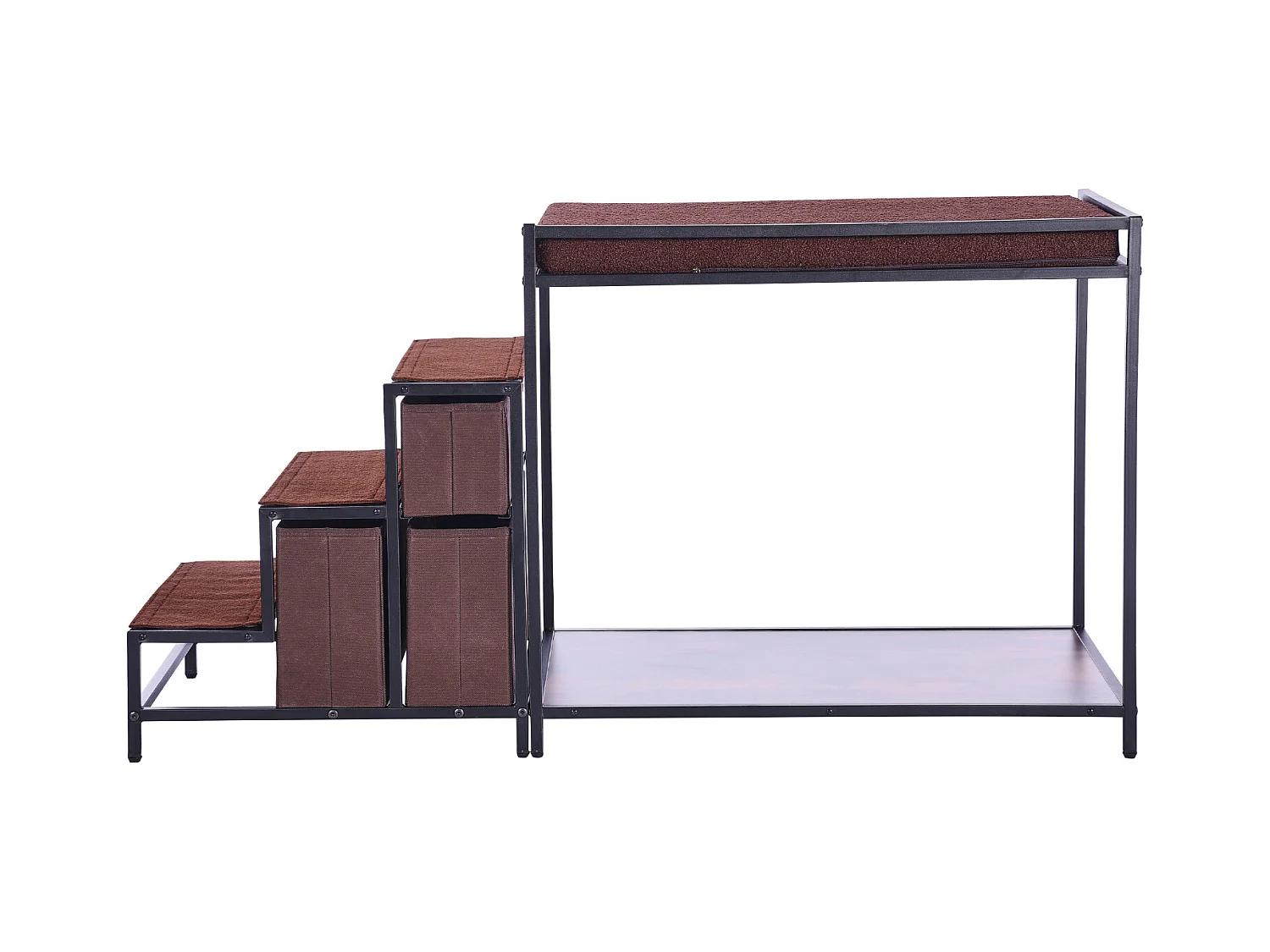 Cama Superpuesta SucceBuy para Mascotas, Percho de Ventana para Perro/Gato, Escaleras y Almacenamiento para Animales de Tamaño Mediano