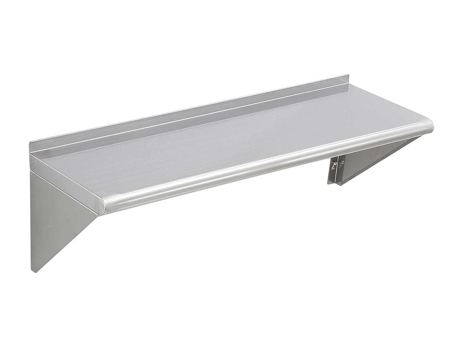 Muurrek SucceBuy  in Roestvrij Staal, 91 x 30 cm, Opbergruimte voor Keuken en Restaurant