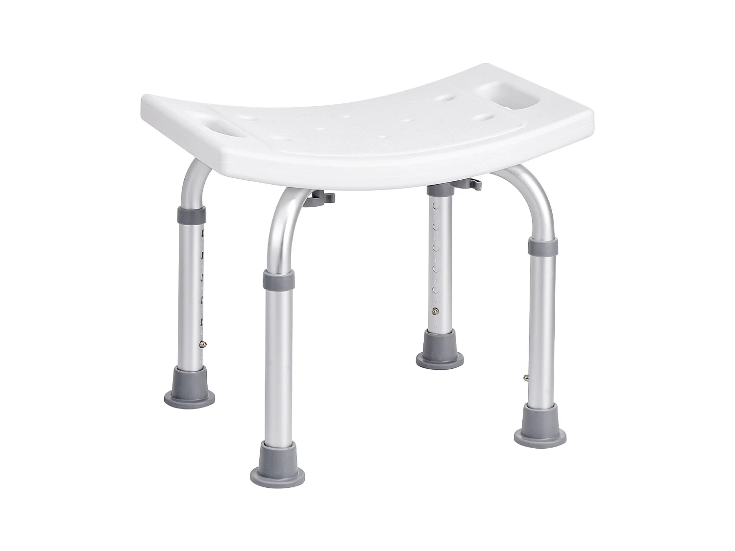 Siège de Douche SucceBuy Capacité 159 kg, Chaise de Douche Hauteur Réglable, Antidérapant