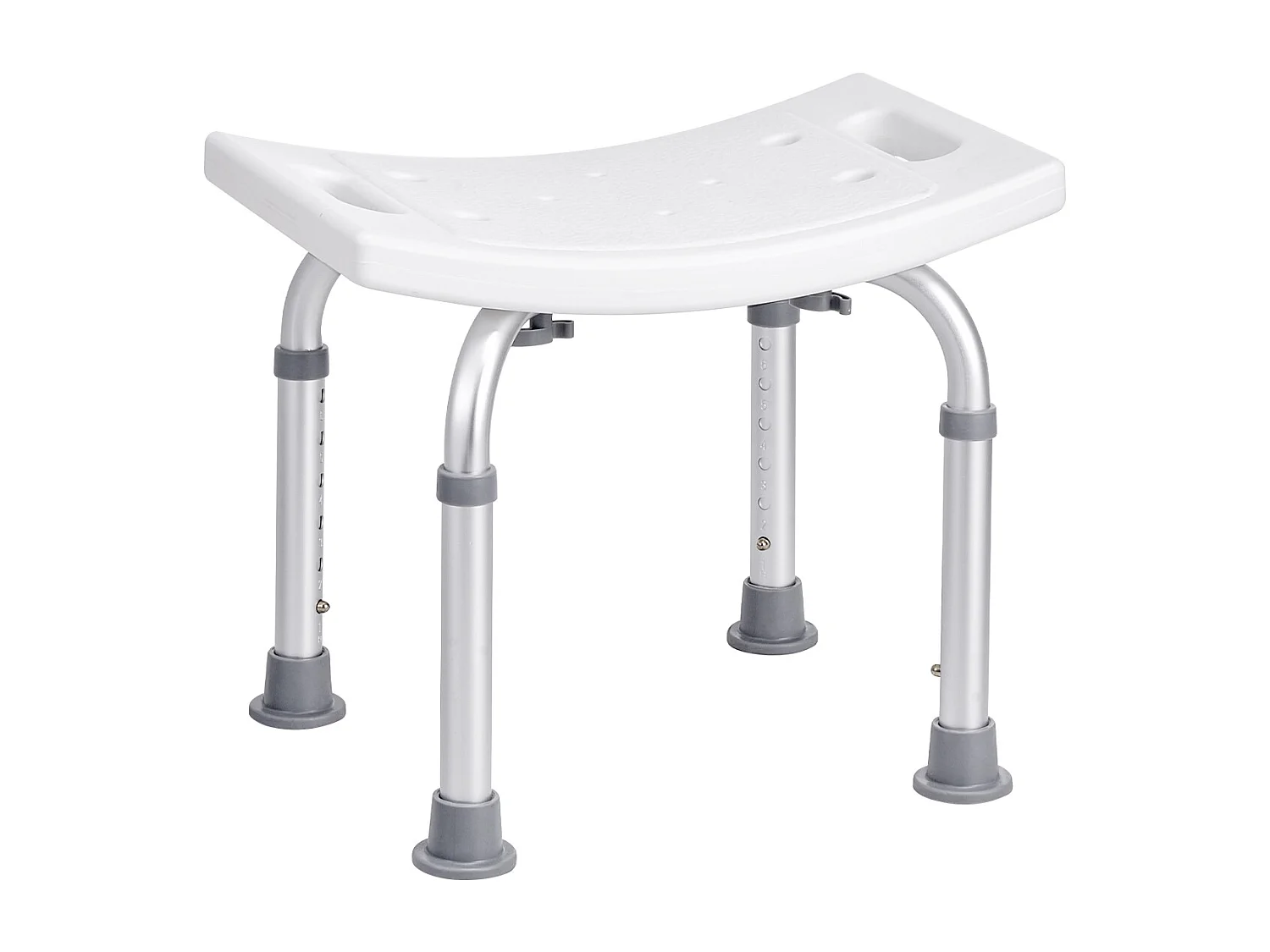 Siège de Douche SucceBuy Capacité 159 kg, Chaise de Douche Hauteur Réglable, Antidérapant
