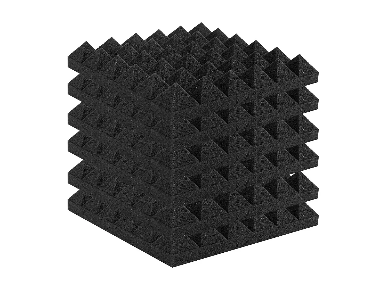 Panneaux en Mousse Acoustique SucceBuy Lot de 36 Panneaux en Mousse Acoustique 30.48 x 30.48 x 5.08 cm pour Murs et Plafonds de Studio