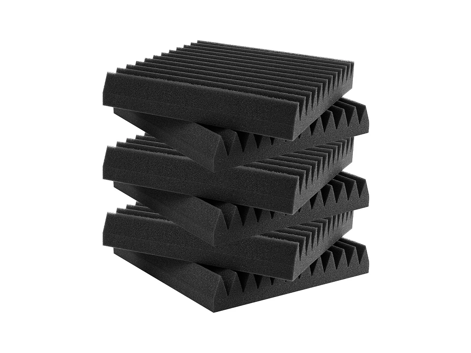 Panneaux en Mousse Acoustique SucceBuy Lot de 36 Panneaux en Mousse Acoustique 30.48 x 30.48 x 5.08 cm pour Studio