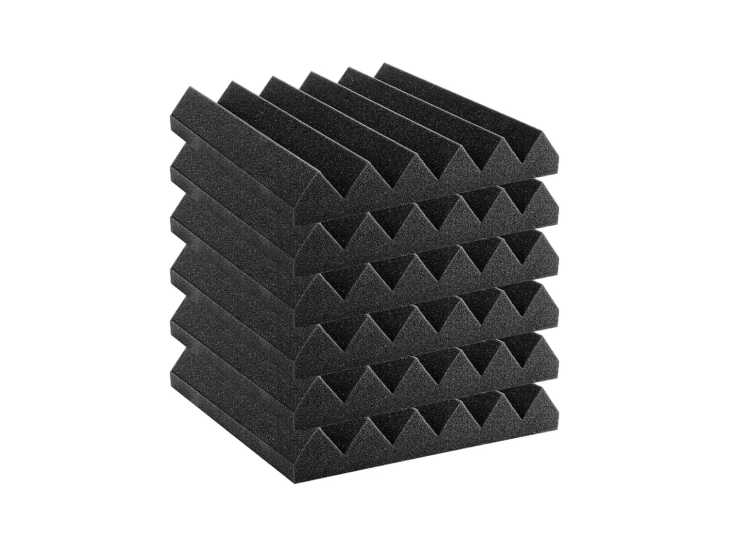 Panneaux en Mousse Acoustique SucceBuy Lot de 36 Panneaux en Mousse Acoustique 30.48 x 30.48 x 5.08 cm pour Studio