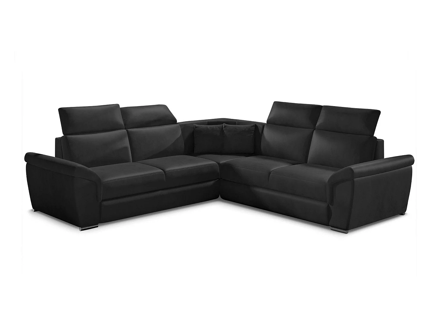 Canapé d'angle réversible et convertible simili cuir Neo 266cm