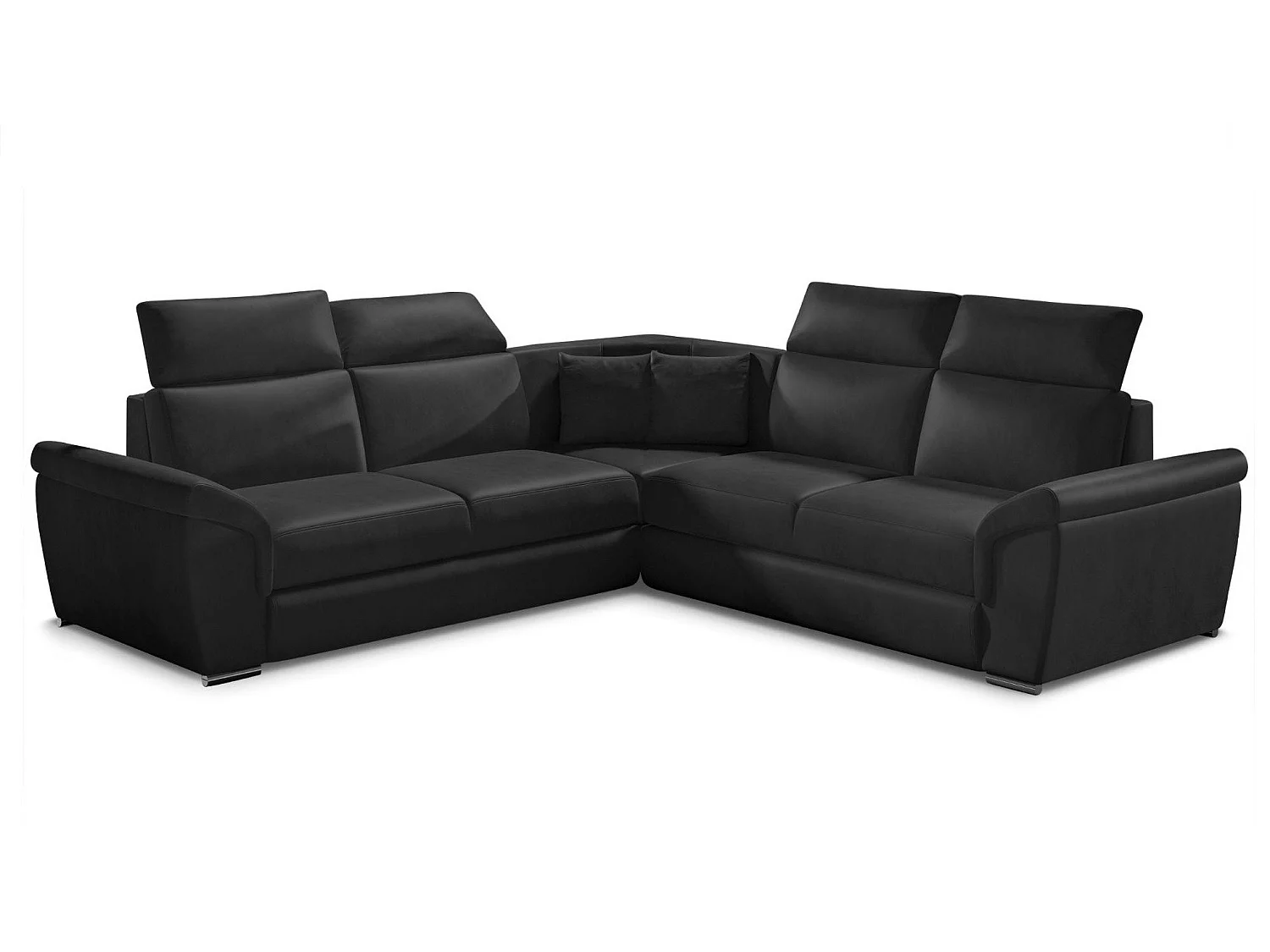 Canapé d'angle réversible et convertible simili cuir Neo 266cm