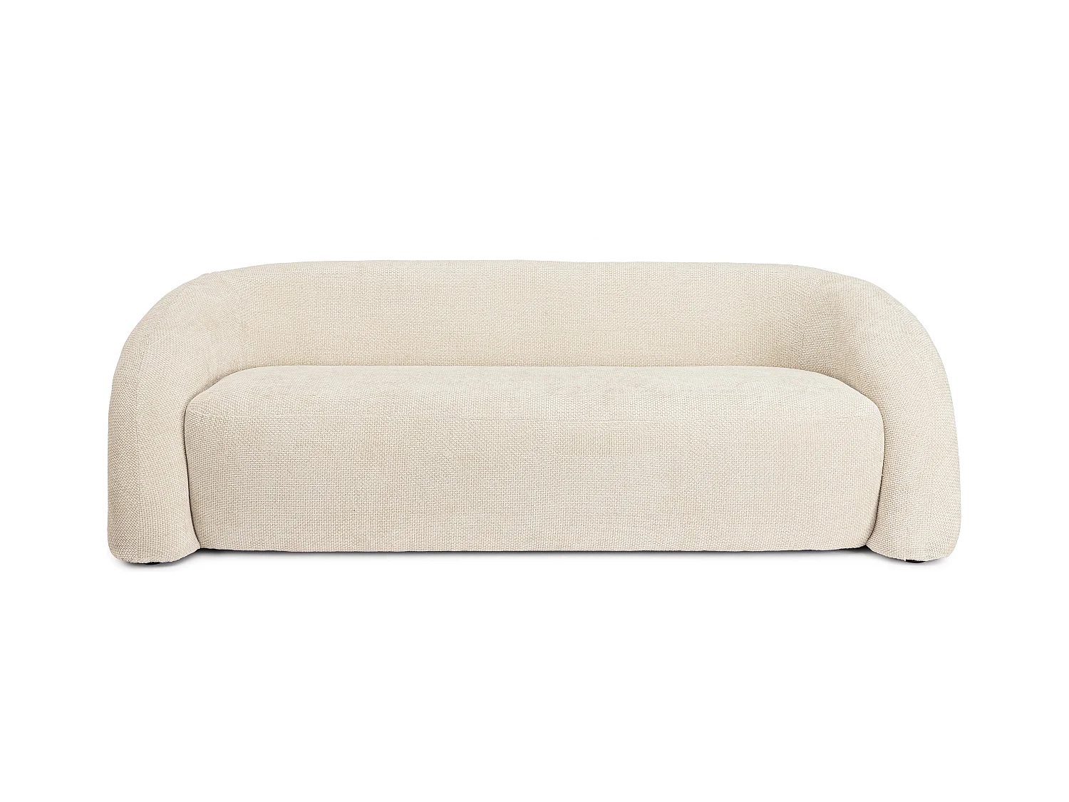 Canapé design 3 places KALVIN-Blanc cassé