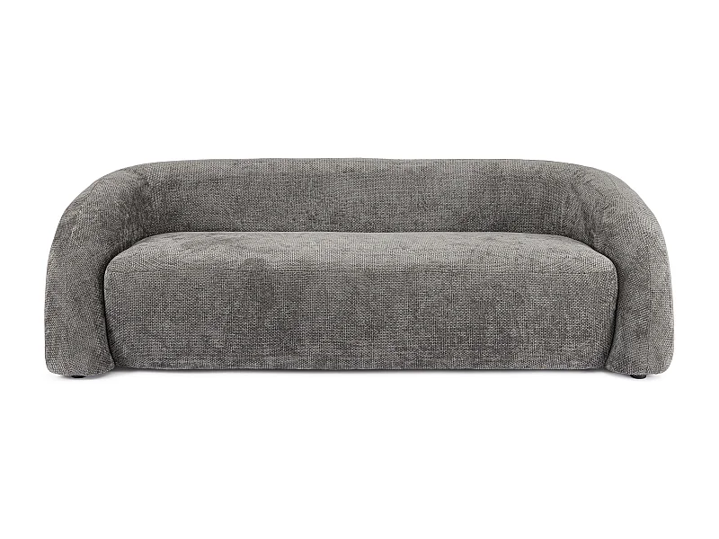 Canapé design 3 places KALVIN-Gris foncé